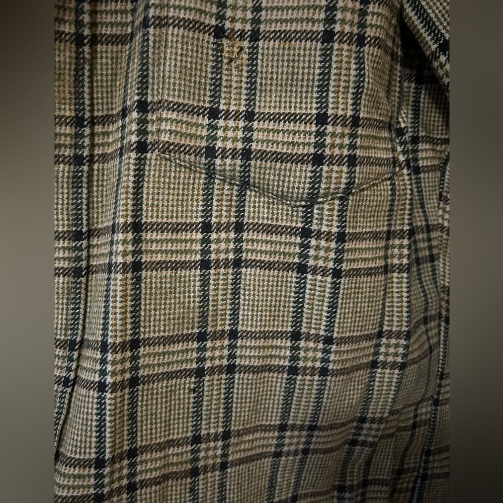 Vintage Pendleton Wool Button Down Men’s Shirt Sz… - image 8